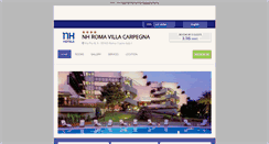 Desktop Screenshot of nhvillacarpegna.hotelinroma.com
