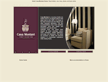 Tablet Screenshot of casamontani.hotelinroma.com