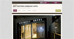 Desktop Screenshot of cinemusichotel.hotelinroma.com