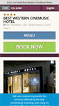 Mobile Screenshot of cinemusichotel.hotelinroma.com