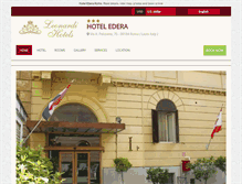 Tablet Screenshot of edera.hotelinroma.com