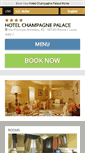 Mobile Screenshot of champagne.hotelinroma.com
