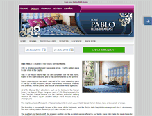 Tablet Screenshot of pablo.hotelinroma.com