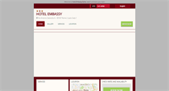 Desktop Screenshot of hotelembassy.hotelinroma.com