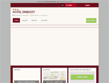 Tablet Screenshot of hotelembassy.hotelinroma.com