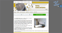 Desktop Screenshot of hotelmarcantonio.hotelinroma.com