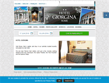 Tablet Screenshot of giorgina.hotelinroma.com