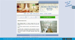 Desktop Screenshot of boutique.hotelinroma.com