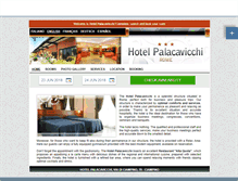 Tablet Screenshot of hotelpalacavicchi.hotelinroma.com