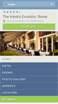 Mobile Screenshot of excelsior.hotelinroma.com