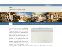 Tablet Screenshot of excelsior.hotelinroma.com