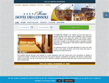 Tablet Screenshot of hoteldeiconsoli.hotelinroma.com