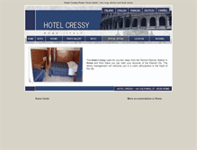 Tablet Screenshot of cressy.hotelinroma.com