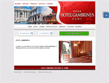 Tablet Screenshot of gambrinus.hotelinroma.com