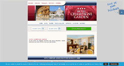 Desktop Screenshot of champagnegarden.hotelinroma.com