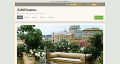 Desktop Screenshot of lemongarden.hotelinroma.com