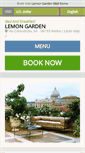 Mobile Screenshot of lemongarden.hotelinroma.com