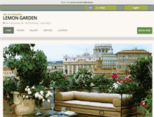 Tablet Screenshot of lemongarden.hotelinroma.com