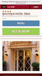 Mobile Screenshot of boutiquehoteltrevi.hotelinroma.com