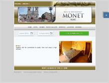Tablet Screenshot of monet.hotelinroma.com