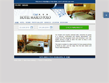 Tablet Screenshot of hotelmarcopolo.hotelinroma.com