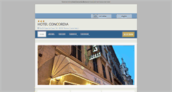 Desktop Screenshot of hotelconcordia.hotelinroma.com