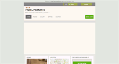 Desktop Screenshot of hotelpiemonte.hotelinroma.com