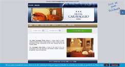 Desktop Screenshot of caravaggio.hotelinroma.com