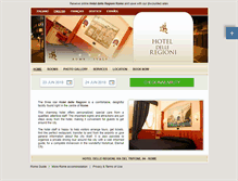 Tablet Screenshot of hotelregioni.hotelinroma.com