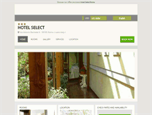 Tablet Screenshot of hotelselect.hotelinroma.com