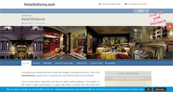 Desktop Screenshot of hotelbritannia.hotelinroma.com