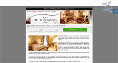 Desktop Screenshot of hotelromance.hotelinroma.com