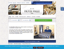 Tablet Screenshot of hotelvalle.hotelinroma.com
