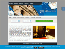 Tablet Screenshot of hotelversailles.hotelinroma.com