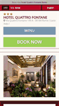 Mobile Screenshot of hotelquattrofontane.hotelinroma.com