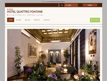 Tablet Screenshot of hotelquattrofontane.hotelinroma.com