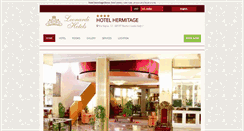 Desktop Screenshot of hermitage.hotelinroma.com